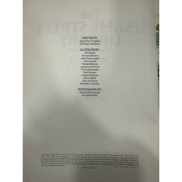 Sesame Street Library 4 Book Bundle Volumes 9, 11, 13, 15 Vintage Hard Cover - Picture 11 of 14